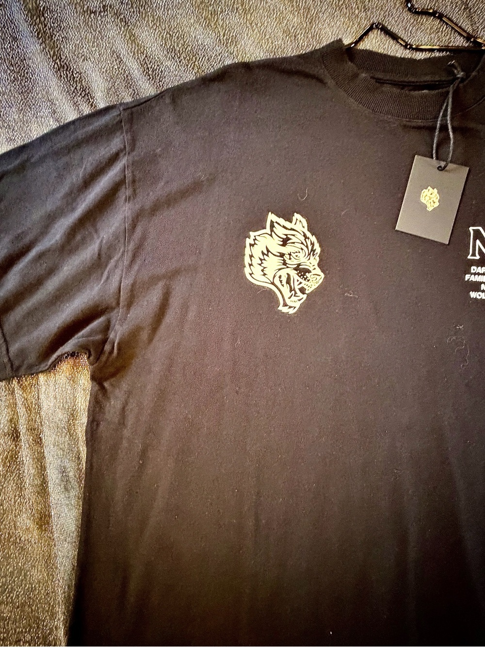 Darc Sport Black Graphic Crewneck T-Shirt - Men's / Hidden F*CK Cancer logo - Picture 4 of 6